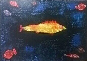 『クレーの絵本』谷川俊太郎×パウル・クレー【詩の感想】黄金の魚と黄色い鳥のいる風景